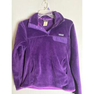 Patagonia Women’s Synchilla Snap‑T Fleece Pullover Purple Size M
